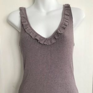 Project Social T ~ Purple Ribbed Tank
